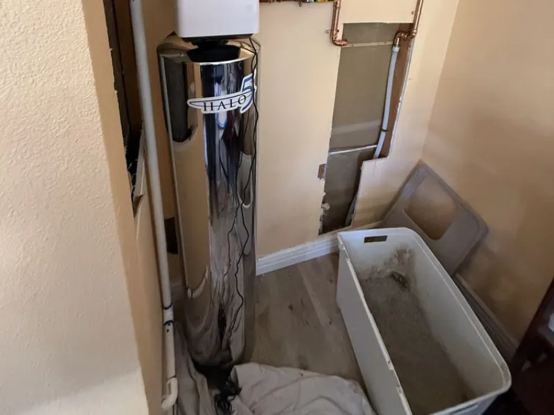 Toilet flapper and fill valve repair to stop a hidden water leak